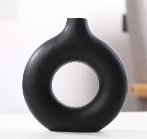 Ceramic Donut Vase Dekoré