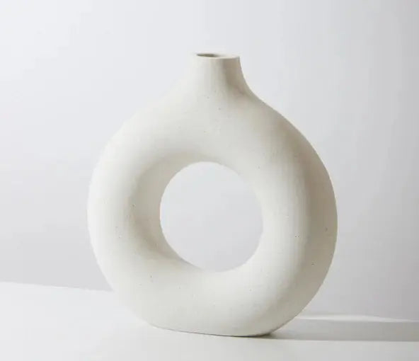 Ceramic Donut Vase Dekoré