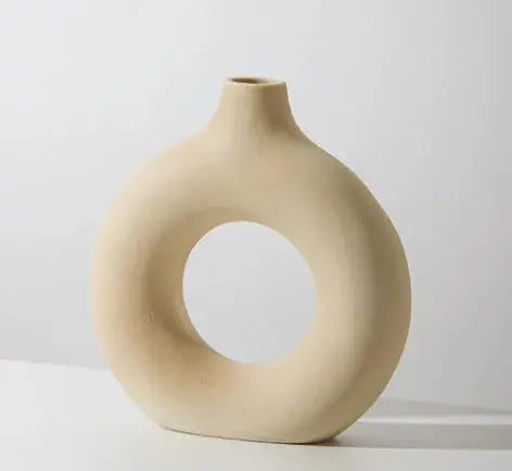 Ceramic Donut Vase Dekoré