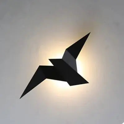 Nordic Iron Bird Wall Lamp for Home Decor Dekoré